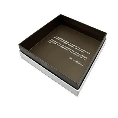 Nemokamas pritaikytas dizaino papuošalų dėžutė su dangčiu ir dugnu, popierine dovanų dėžute, saldainiais, desertu, šokolado dėžu